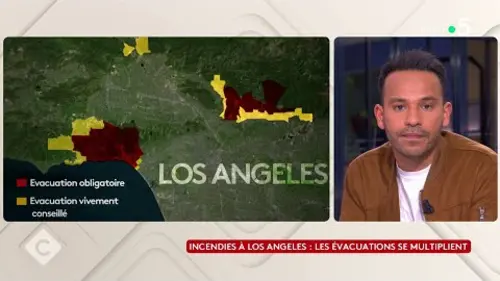 replay de Incendies à Los Angeles : les évacuations se multiplient - La Story - C à Vous