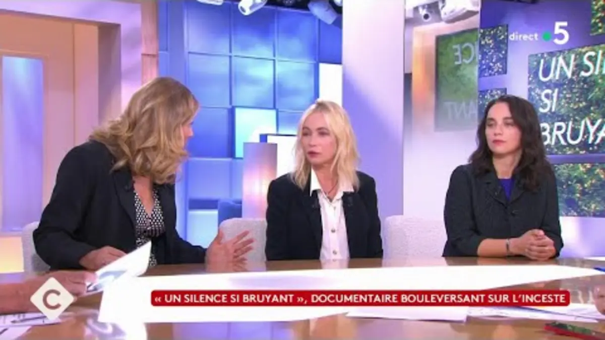 replay de Inceste : le documentaire poignant d’Emmanuelle Béart et Anastasia Mikova - C à Vous - 21/09/2023
