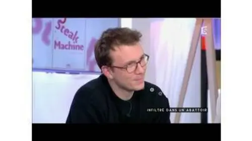 replay de Infiltré dans un abattoir - C à vous - 03/02/2017