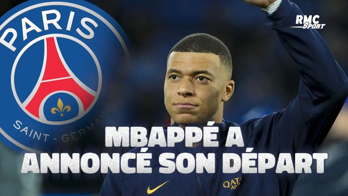 replay de Info RMC Sport : Kylian Mbappé va quitter le PSG à la fin de la saison !