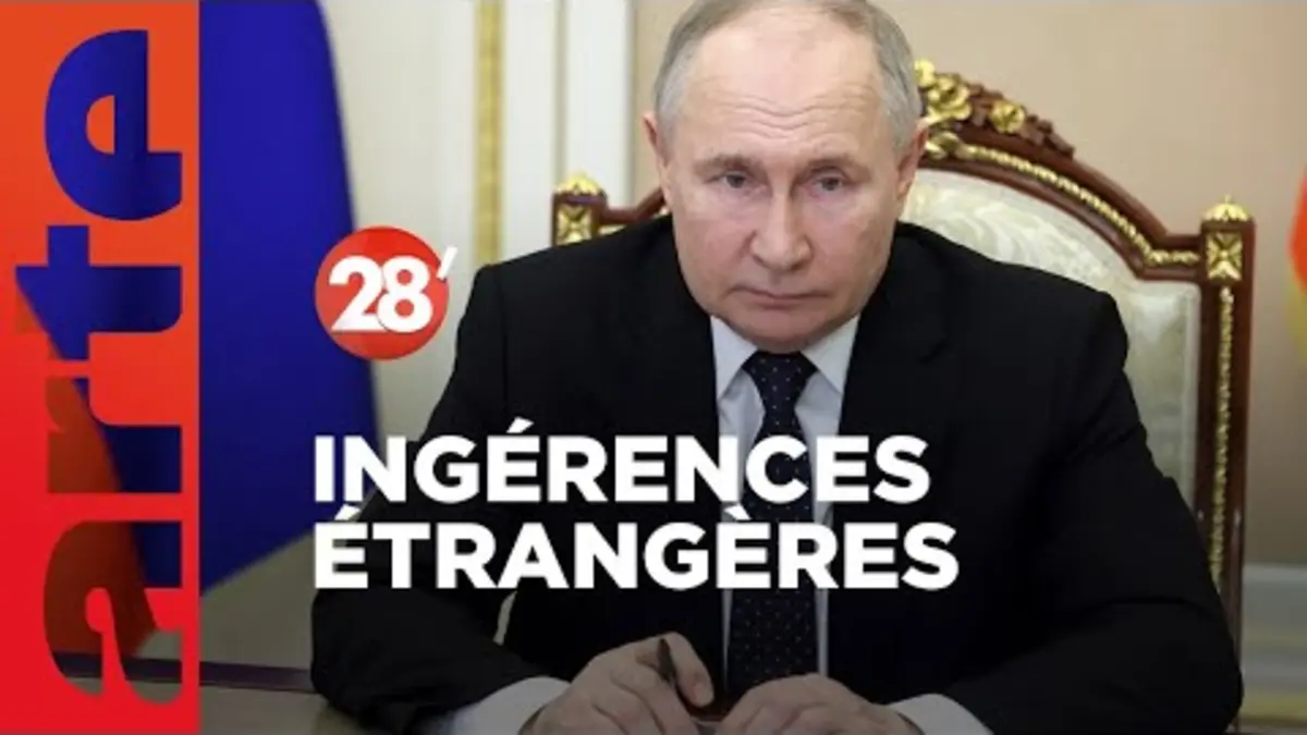 replay de Ingérences étrangères : péril sur les élections européennes ? - 28 Minutes - ARTE