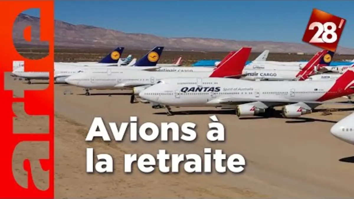 replay de Intéressant : Que faire avec les vieux avions ? | 28 minutes | ARTE