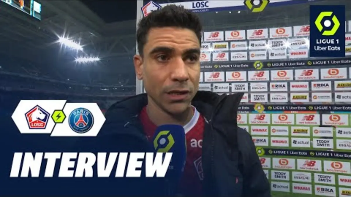 replay de Interview de fin de match : LOSC LILLE - PARIS SAINT-GERMAIN (1-1) / 2023-2024