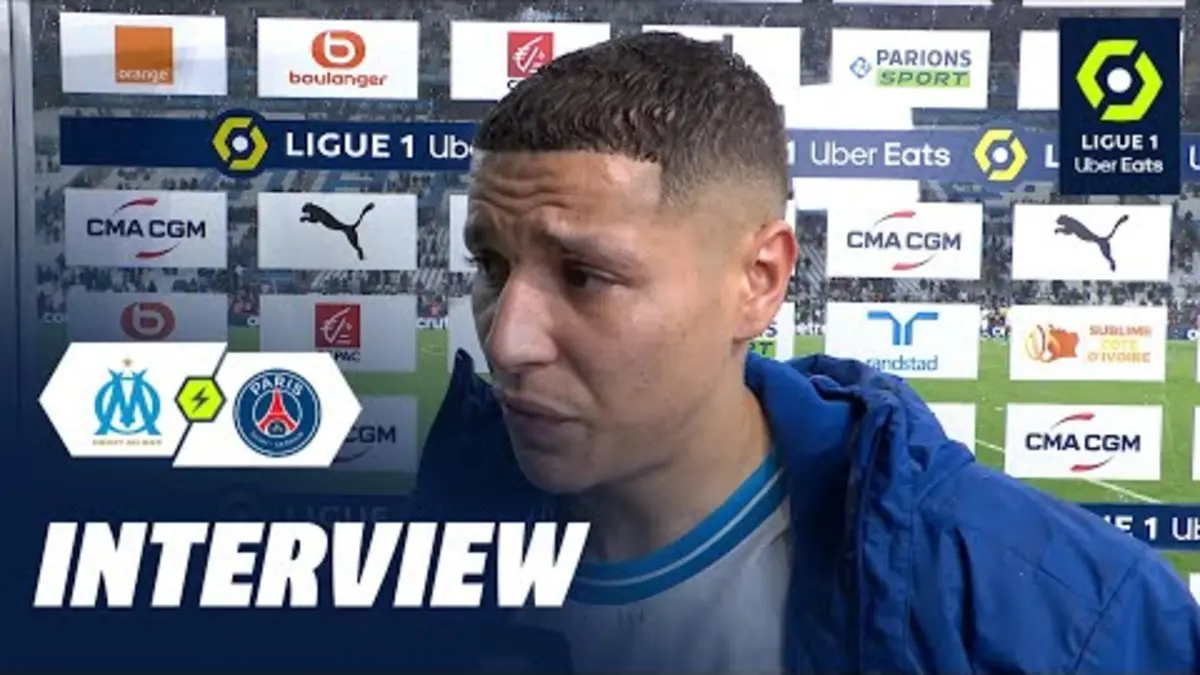 replay de Interview de fin de match : OLYMPIQUE DE MARSEILLE - PARIS SAINT-GERMAIN (0-2) / 2023-2024