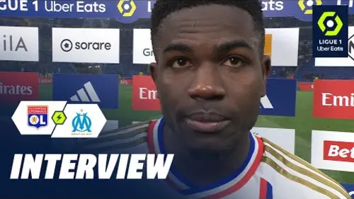 replay de Interview de fin de match : OLYMPIQUE LYONNAIS - OLYMPIQUE DE MARSEILLE (1-0) / 2023-2024