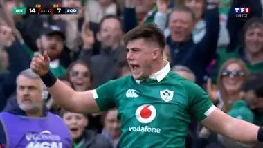 Irlande - Écosse : voir l'essai de Dan Sheehan