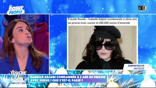 replay de Isabelle Adjani condamnée à 2 ans de prison avec sursis !