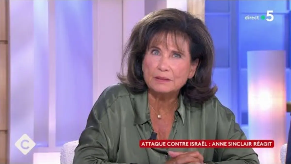 replay de Israël attaqué : l’émotion d’Anne Sinclair - C à vous - 10/10/2023