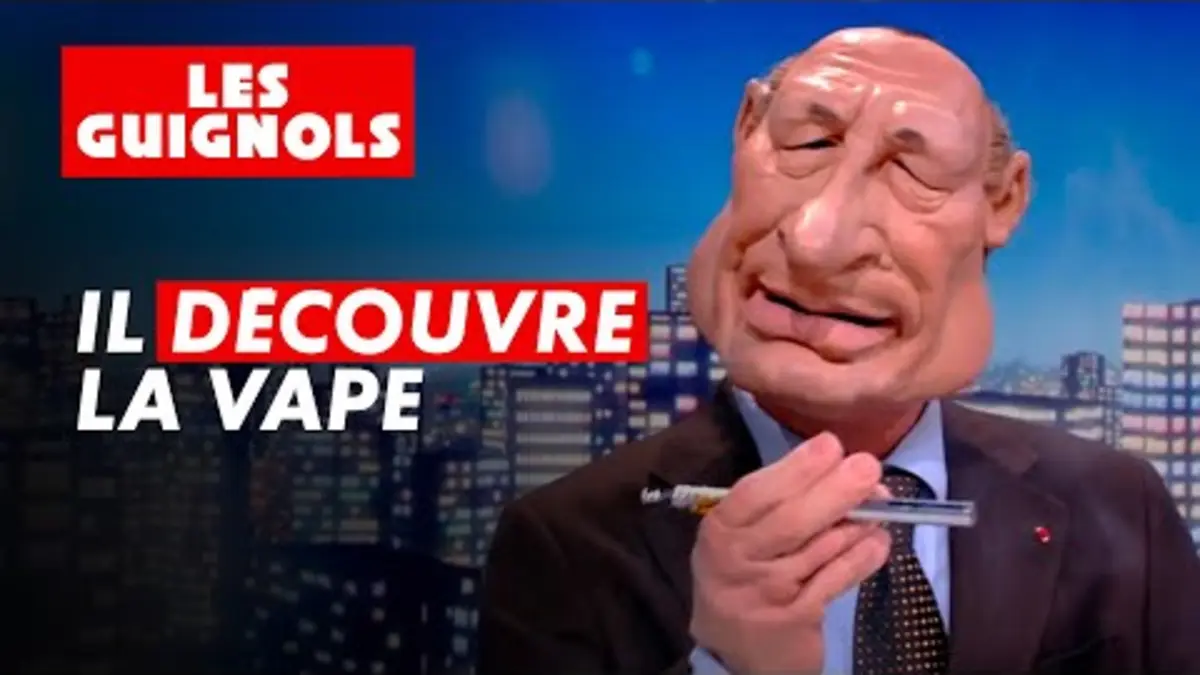 replay de Jacques Chirac ne comprend pas le concept de la cigarette électronique ! - Les Guignols - CANAL+