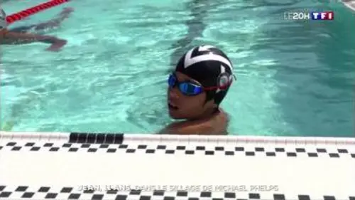 replay de Jean Darbo, 11 ans, dans le sillage de Michael Phelps