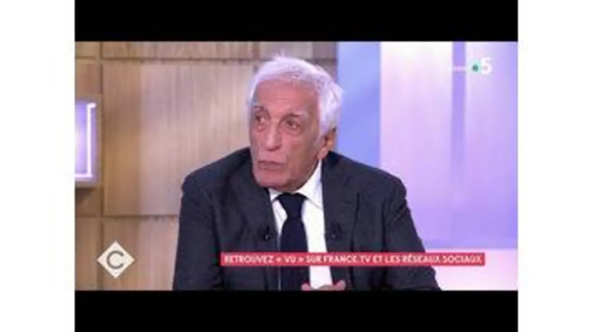 replay de "Jean-Luc Godard a tenu des propos antisémites" - Gérard Darmon - C à vous - 14/09/2022