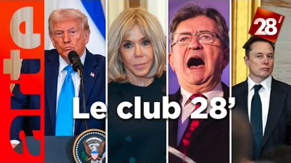 replay de Jean-Luc Mélenchon, Donald Trump sème le chaos, LR en quête d’un leader… Le Club | 28 minutes | ARTE