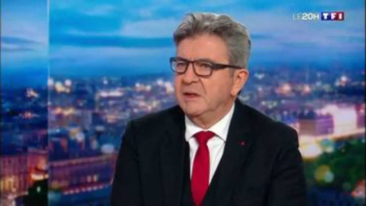 replay de Jean-Luc Mélenchon invité du 20H de TF1