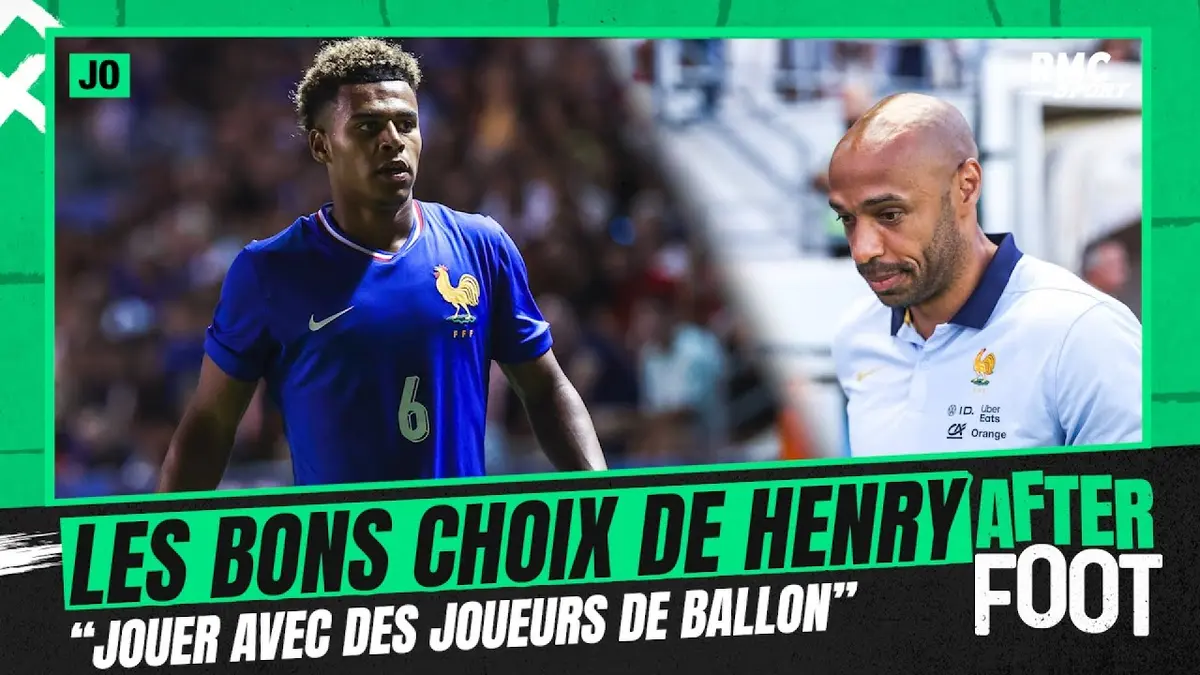 replay de JO : "Montrer à Deschamps que l'on peut jouer avec des joueurs de ballon" Acherchour encense Henry