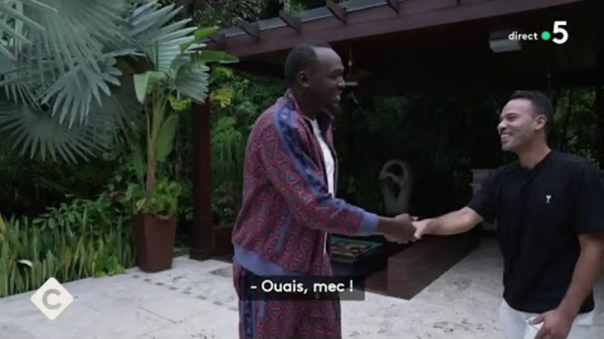 replay de JO : Usain Bolt se confie en exclusivité à C à vous - La Story - C à Vous - 26/06/2024