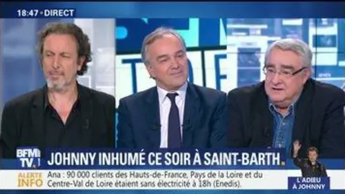 replay de Johnny Hallyday inhumé ce lundi soir à Saint-Barthélemy