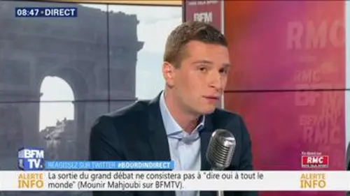 replay de Jordan Bardella face à Jean-Jacques Bourdin en direct