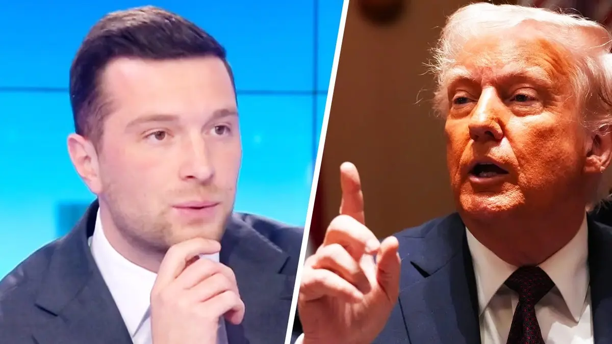 replay de Jordan Bardella réagit aux menaces de Donald Trump : "Je suis extrêmement inquiet"