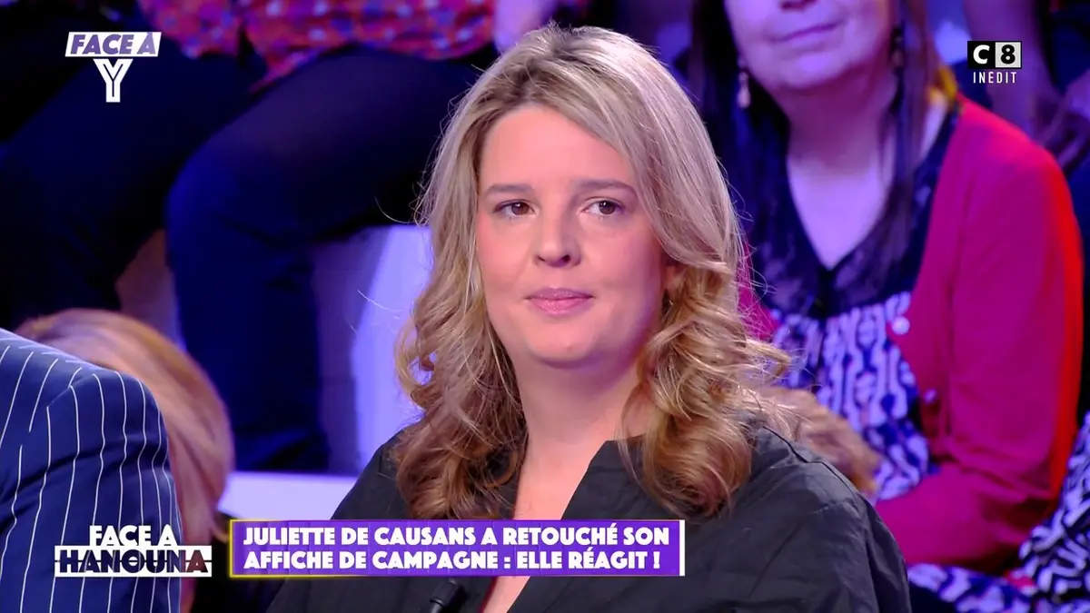 replay de Juliette De Causans a retouché son affiche de campagne : Elle réagit !