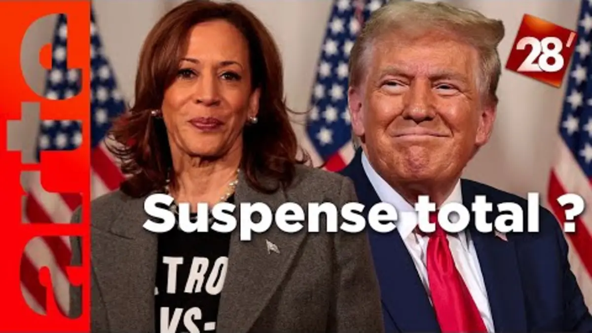 replay de Kamala Harris / Donald Trump : l’élection la plus serrée de l’Histoire ? | 28 minutes | ARTE