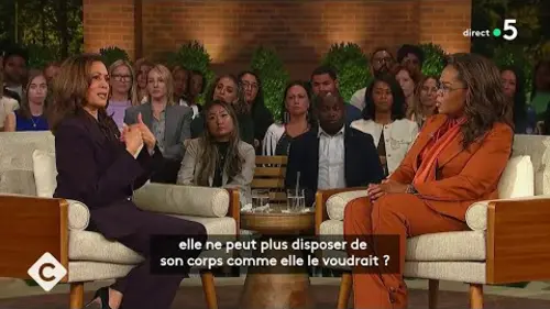 replay de Kamala Harris invitée vedette d’Oprah Winfrey  - La Story - C à Vous - 20/09/2024