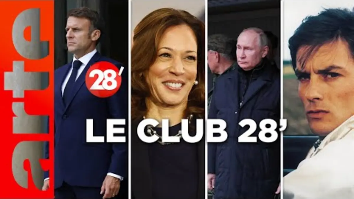 replay de Kamala Harris, nommer un Premier ministre, Alain Delon… : le Club 28' ! - 28 Minutes - ARTE