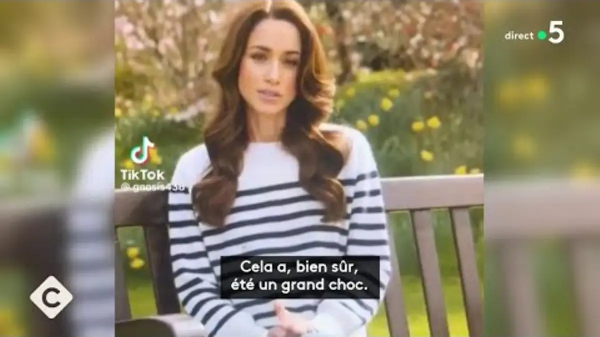 replay de Kate : malgré l’annonce de son cancer, la fièvre complotiste continue - C à Vous - 25/03/2024