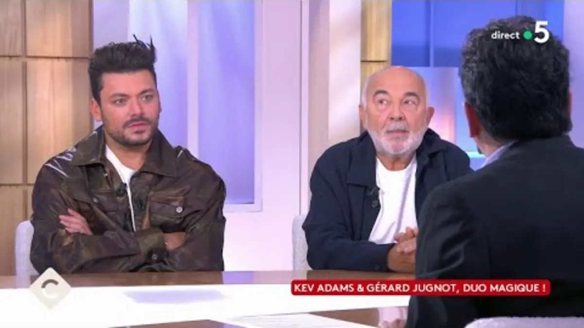 replay de Kev Adams & Gérard Jugnot, tandem attachant - C à Vous - 07/11/2023