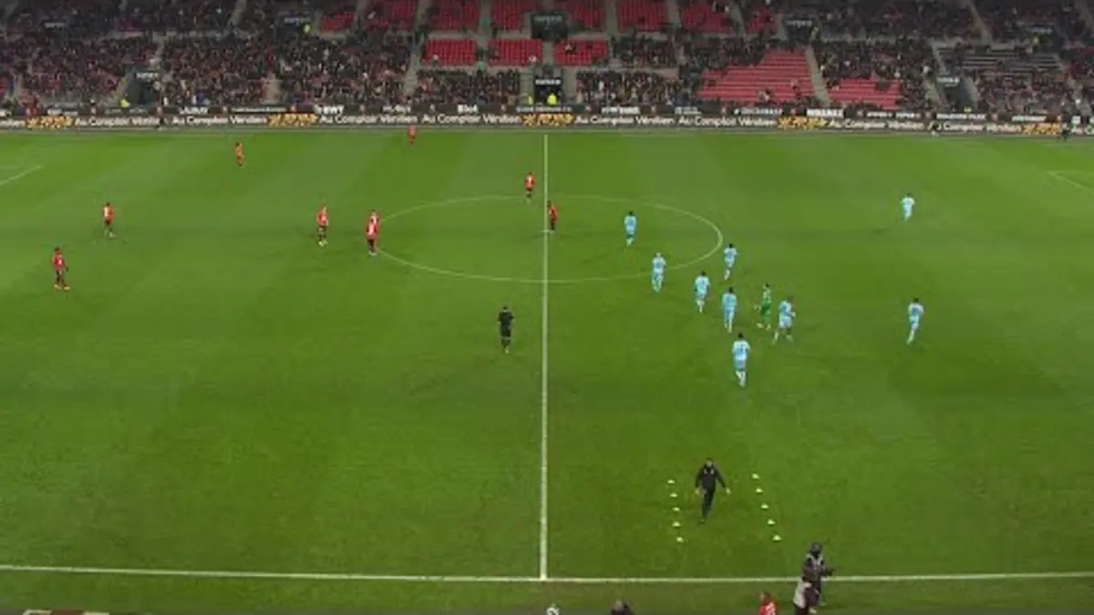 replay de L'action collective de grande classe des Rennais conclue par Benjamin Bourigeaud