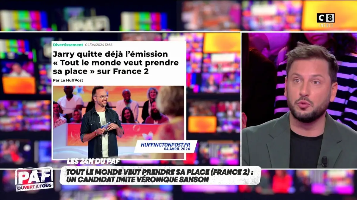 replay de L'animateur Jarry a annoncé son départ de "Tout le monde veut prendre sa place"