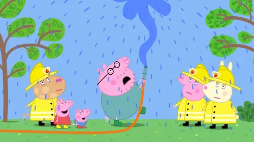 Peppa Pig S06E42 L'entraînement du pompier