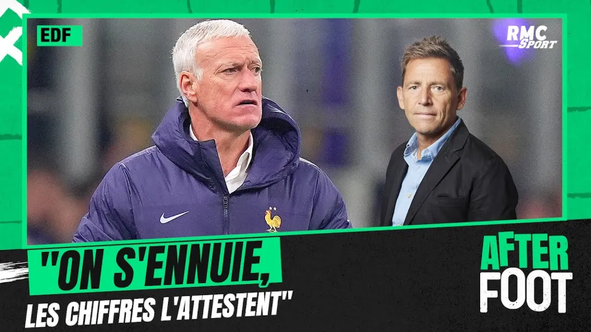 replay de L'équipe de France a "un football fatigant", Riolo en a la preuve chiffrée