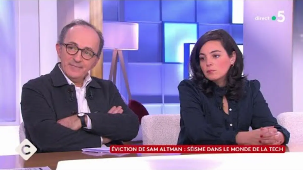 replay de L’IA est-elle politique ? - Thierry Pech et Asma Mhalla - C à vous - 21/11/2023