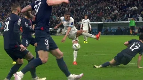 replay de L'intervention in extremis de Vitinha sur Amine Harit !