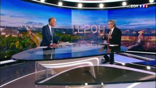 replay de L'interview de Jean-Luc Mélenchon au 20H de TF1