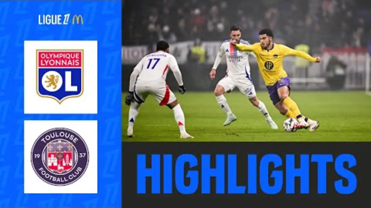 replay de L'OL est ACCROCHÉ par Toulouse à domicile mais RESTE 6e | 18ème journée - Ligue 1 McDonald's 24/25