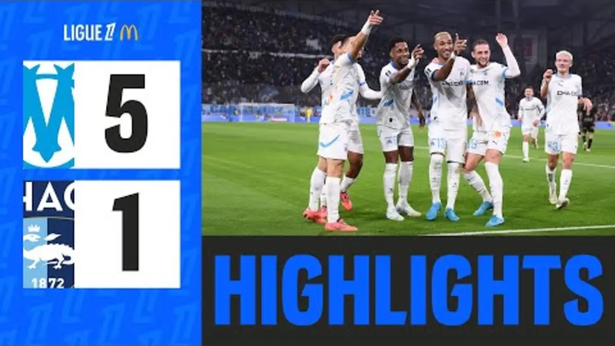 replay de L'OM entame 2025 avec un FESTIVAL OFFENSIF face au HAVRE | 16ème journée - Ligue 1 McDonald's 24/25