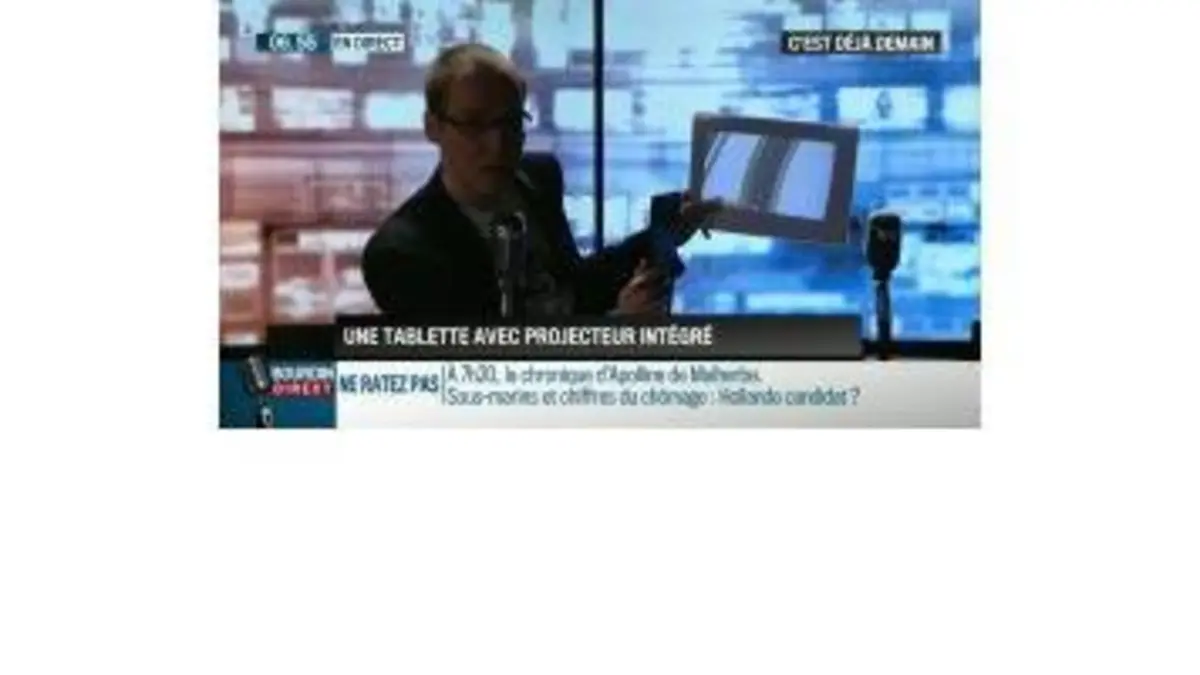 replay de La chronique d'Anthony Morel: Thomson lance une tablette avec vidéoprojecteur intégré - 27/04