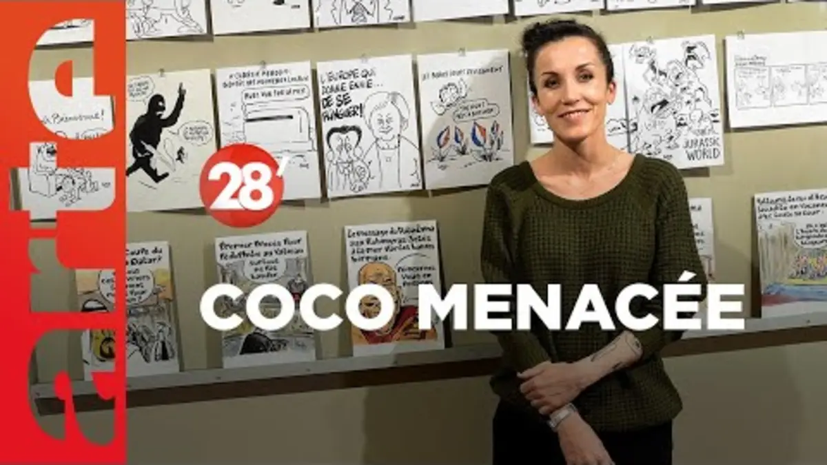 replay de La dessinatrice Coco menacée de mort - 28 Minutes - ARTE