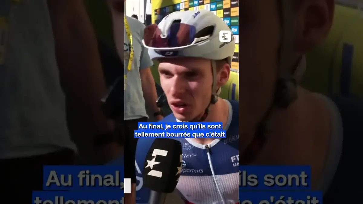 🇫🇷🎉 La folie de l'Alpez d'Huez pour le champion…