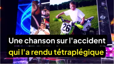 La France a un incroyable talent : Il a composé une chanson sur l'accident qui l'a rendu tétraplégique