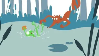 La grenouille et le renard