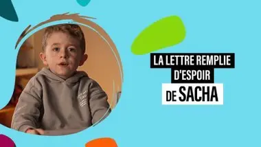 La lettre remplie d’espoir de Sacha