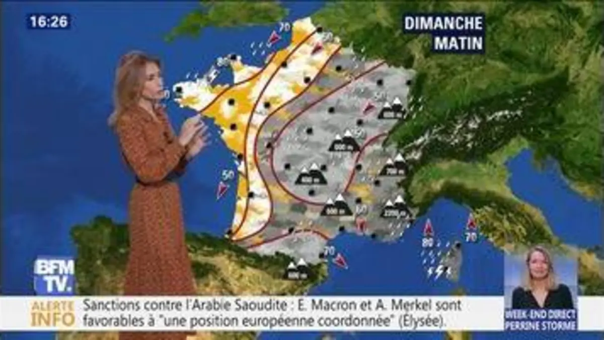 replay de La météo pour ce dimanche 28 octobre 2018