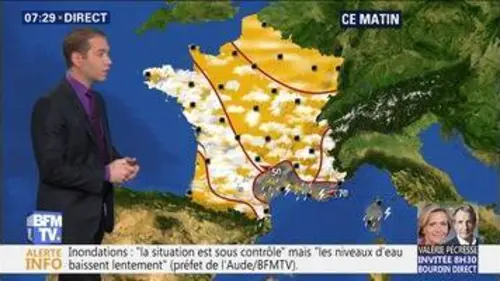 replay de La météo pour ce mardi 16 octobre 2018
