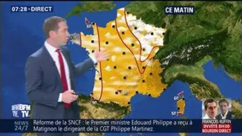 replay de La météo pour ce mercredi 14 mars 2018