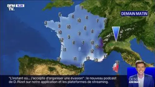 replay de La météo pour ce vendredi 25 septembre 2020