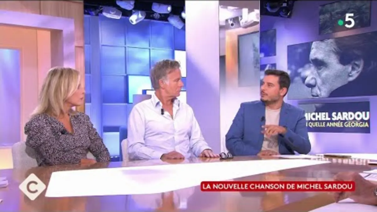 replay de La nouvelle chanson de Michel Sardou - L’info en + - C à vous - 21/09/2023