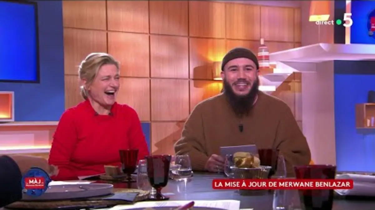 replay de La première de Merwane qui vient de la Ligue 2 des médias - Merwane Benlazar - C à Vous - 31/01/2025