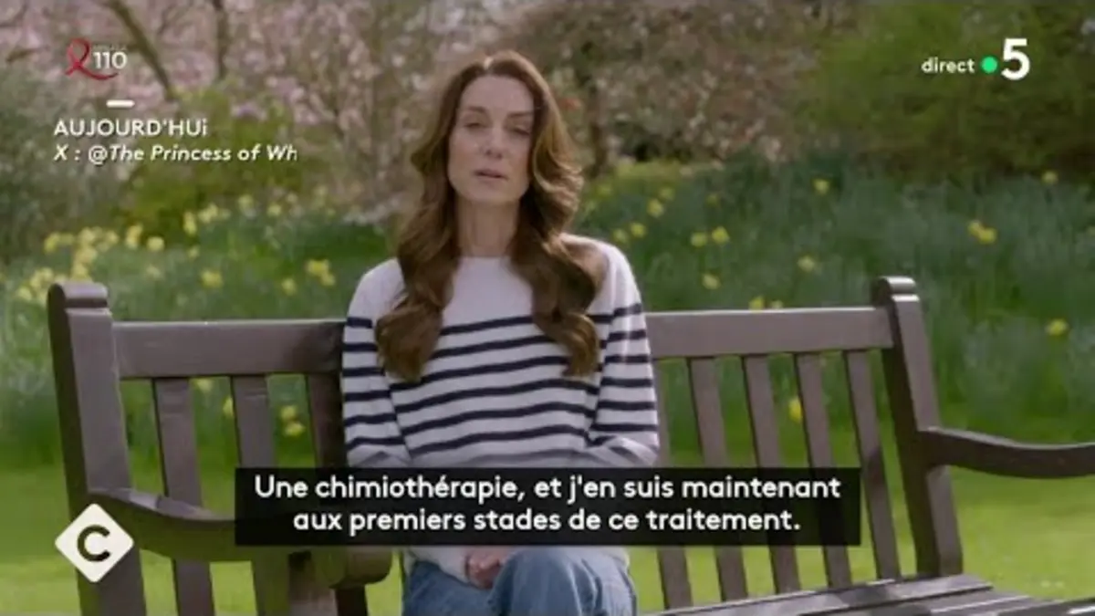 replay de La princesse Kate Middleton a annoncé être atteinte d'un cancer - Le 5/5 - C à Vous - 22/03/2024